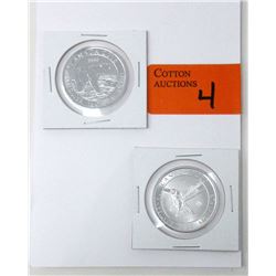 Two 1/2 Oz. Fine Silver Canadian Wildlife Coins