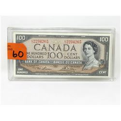 1954 Canadian $100 Bank Note - CJ Prefix