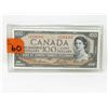 Image 1 : 1954 Canadian $100 Bank Note - CJ Prefix