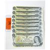 Image 1 : 30 Sequential 1973 Canadian $1 Bills