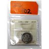 Image 1 : ICCS Graded 1888 Canadian .925 Silver Quarter