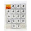 Image 1 : Complete Canadian King George VI Dime Set