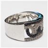 Image 2 : Silver Cubic Zirconia Ring (~weight 4.7g), Suggested Retail Value $160