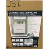 Image 2 : Foremost Carlington 24" Modular Wall Hung Vanity w/ Cultured Marble Top - High Gloss White Finish - 