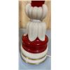 Image 3 : ALADDIN ART DECO RED & IVORY LAMP