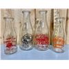 Image 1 : LOT OF 4 MILK BOTTLES FROM EASTERN ONTARIO