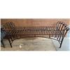 Image 1 : WROUGHT IRON SETTEE W/ FOAM TOPPER