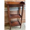 Image 1 : REPURPOSED TEAK OFFICE SHELF