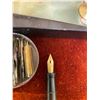 Image 2 : FOUNTAIN PEN IN MARBLE BASE W/ 14 K NIB