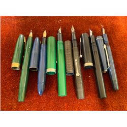 LOT OF 6 FOUNTAIN PENS - INCLUDES SHAEFFER & OSMIROID