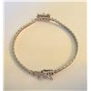 Image 2 : LADY'S WHITE GOLD / CUBIC ZIRCONIAS BRACELET