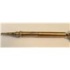 Image 2 : S. MORDAN RETRACTABLE PENCIL PENDANT ON GOLD CHAIN - 9 K