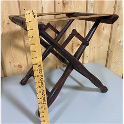 VINTAGE FOLDING LUGGAGE RACK