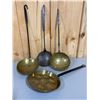 Image 1 : SET OF 4 FORGED BRASS LADLES