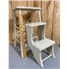 Image 1 : VINTAGE PAINTED WOODEN STEP STOOL