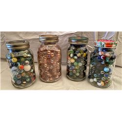 QTY OF COLLECTIBLE MARBLES