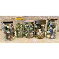 QTY OF COLLECTIBLE MARBLES