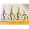 Image 1 : SET OF 4 LEE VALLEY CHINESE SCISSORS