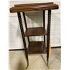 Image 2 : TWIST LEG, BRASS FOOT, TILE TOP PLANT STAND
