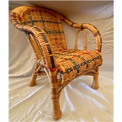 CHILD SIZE WICKER CHAIR