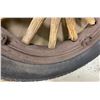 Image 3 : OLD WOODEN SPOKED WHEEL & TIRE -20"