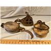 Image 1 : LOT OF 3 ANTIQUE PULLEYS