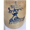 Image 2 : GI LAZIER - PICTON - 6 GAL CROCK WITH BLUE BIRD MOTIF