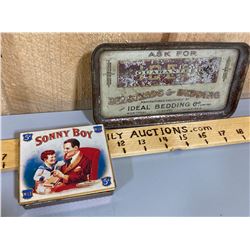 VINTAGE TIN & TRAY