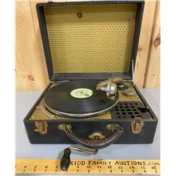 VINTAGE PORTABLE TURNTABLE