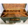 Image 2 : ANTIQUE PAINTED STORAGE BENCH