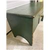 Image 3 : ANTIQUE PAINTED STORAGE BENCH