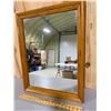 Image 1 : OAK FRAMED MIRROR