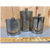 Image 1 : LOT OF 3 FLASKS INCLUDING ONE ENGLISH PEWTER