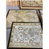 Image 2 : GROUPING OF FRAMED MAPS