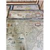Image 3 : GROUPING OF FRAMED MAPS