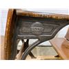 Image 2 : ANTIQUE DOUBLE CAST & WOOD 'GLOBE' SCHOOL DESK