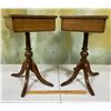 Image 2 : SET OF 2 ANTIQUE END TABLES