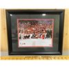 Image 1 : FRAMED CANADIAN OLYMPIC GOLD MEDAL PHOTO