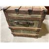 Image 2 : ANTIQUE STEAMER TRUNK