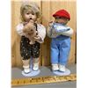 Image 1 : SET OF 2 COLLECTIBLE DOLLS