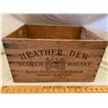 Image 1 : HEATHER DEW SCOTCH WHISKEY CRATE - SCOTLAND