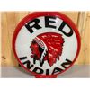 Image 1 : RED INDIAN / TEXACO REPRO GAS PUMP GLOBE