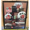Image 1 : FRAMED TEXACO -'THRU THE YEARS' POSTER