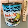 Image 1 : CANADIAN TIRE - PENNSYLVANIA OIL TIN - 1 GAL SIZE