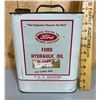 Image 1 : FORD HYDRAULIC OIL TIN - 2 GAL SIZE