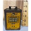 EN-AR-CO / WHITE ROSE SQUARE MOTOR OIL TIN