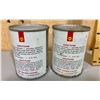 Image 2 : LOT OF 2 SHELL 4 OZ LUBRICANT TINS - FULL