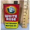Image 1 : WHITE ROSE OUTBOARD MOTOR OIL TIN - FULL