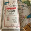Image 2 : LOT OF 6 VINTAGE MAPS - SHELL, 1958 SUPERTEST,  SINCLAIR