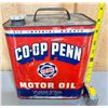 Image 1 : CO-OP 1 GAL TRACTOR OIL CAN - GOOD GRAPHICS